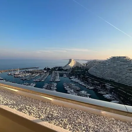 T3 Luxe Marina Baie Des Anges Vue Panoramique Villeneuve-Loubet