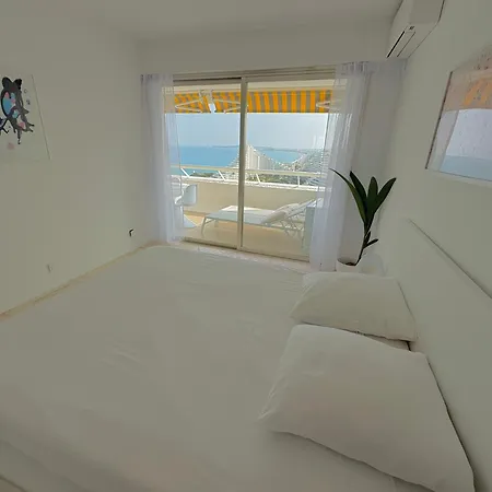 T3 Luxe Marina Baie Des Anges Vue Panoramique דירה וילנב-לובה