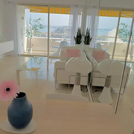 T3 Luxe Marina Baie Des Anges Vue Panoramique וילנב-לובה