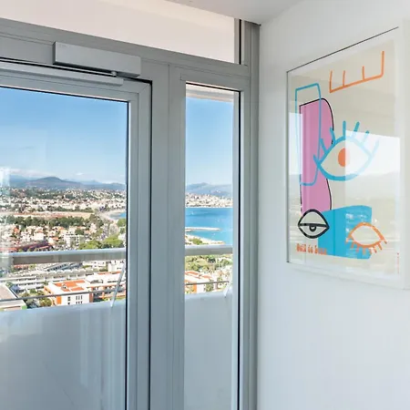 Appartement T3 Luxe Marina Baie Des Anges Vue Panoramique Villeneuve-Loubet