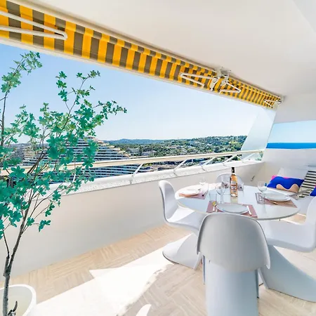 Appartement T3 Luxe Marina Baie Des Anges Vue Panoramique Villeneuve-Loubet